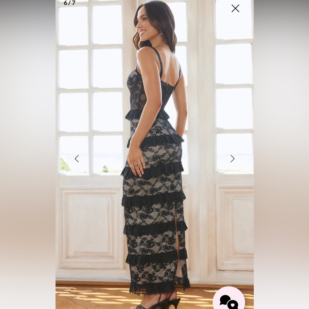 Hello Molly LUXE MYSTIQUE LACE MAXI DRESS - Picture 2 of 8